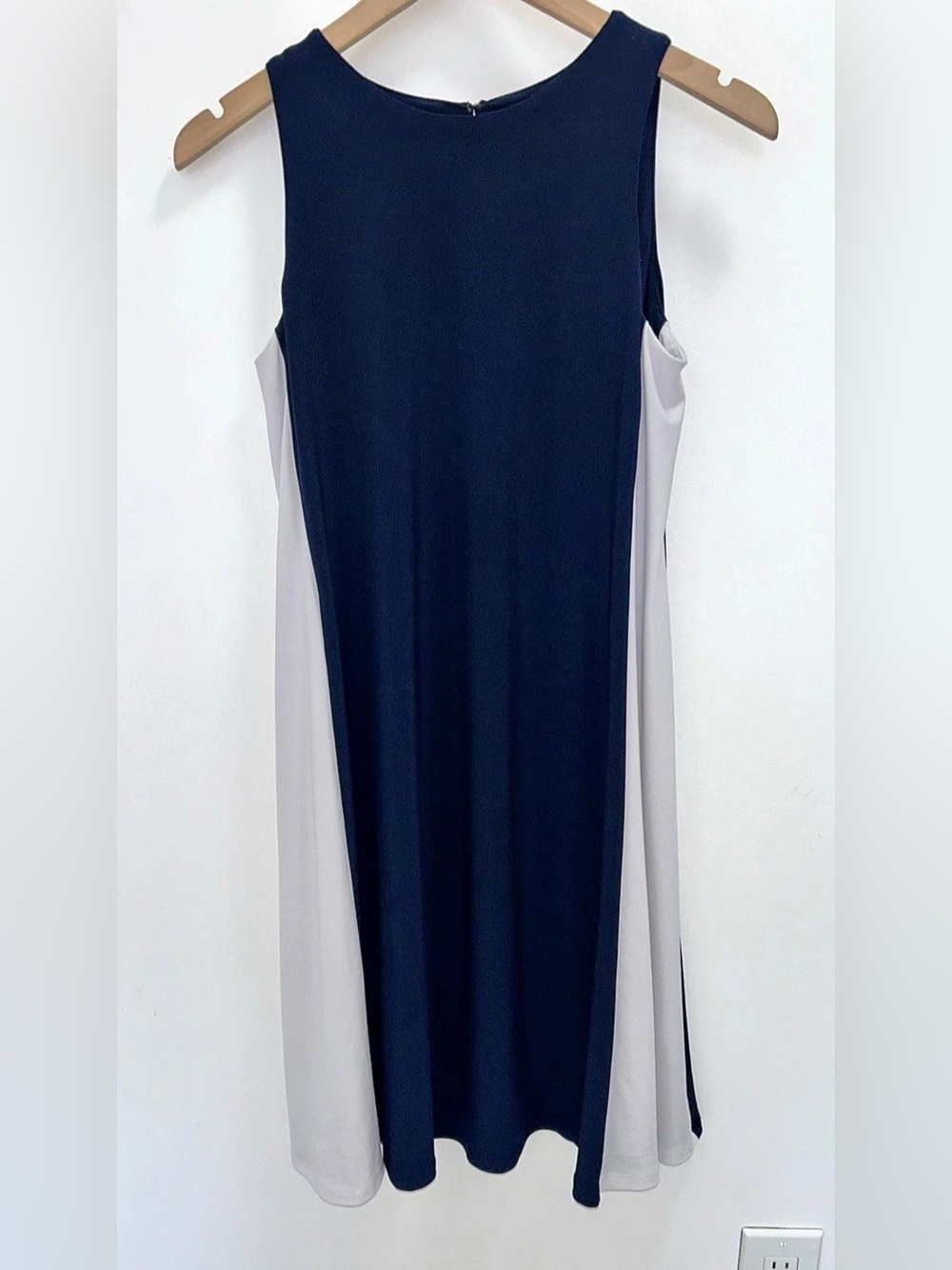 Lauren Ralph Lauren Color Block Midi Dress in Blue Size 4 Like New